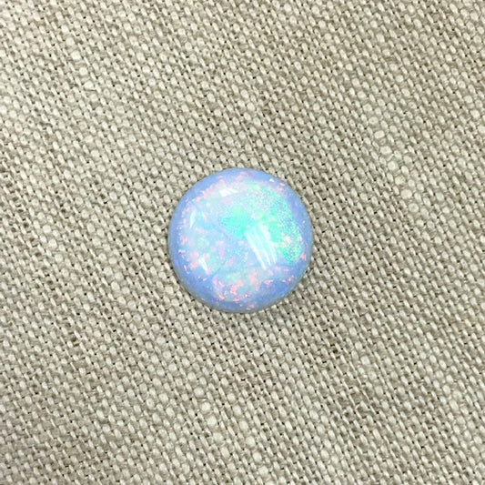 Sterling Opal 14mm Round Cabochon