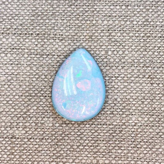 Sterling Opal 13x18mm Pear Cabochon