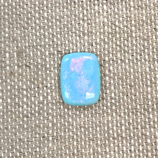 Sterling Opal 12x16mm Rectangle