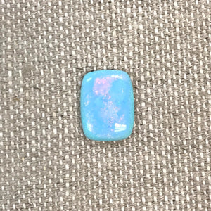 Sterling Opal 12x16mm Rectangle