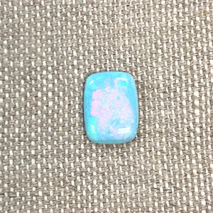 Sterling Opal 12x16mm Rectangle