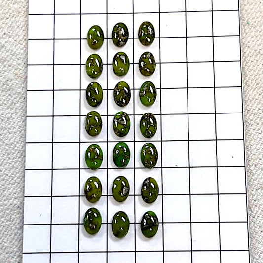 Sonoran Gold 4x6mm Oval Calibrated Cabochon Set 21 Pieces