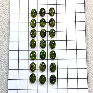 Sonoran Gold 4x6mm Oval Calibrated Cabochon Set 21 Pieces
