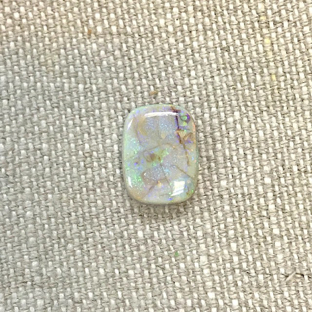 Sterling Opal 12x16mm Rectangle Cabochon