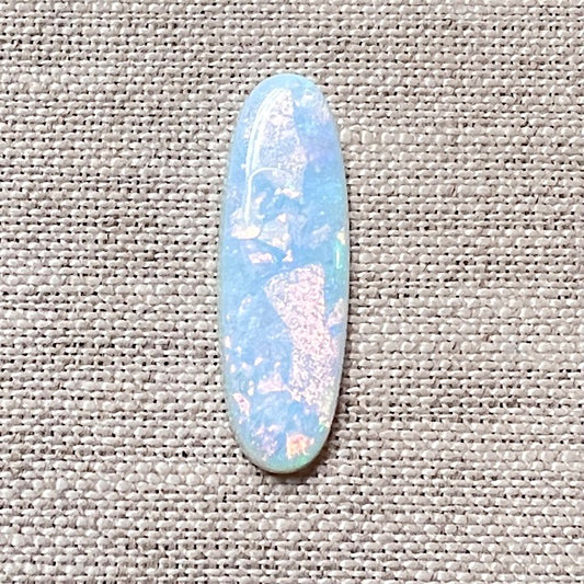 Sterling Opal 10x30mm Oval Cabochon