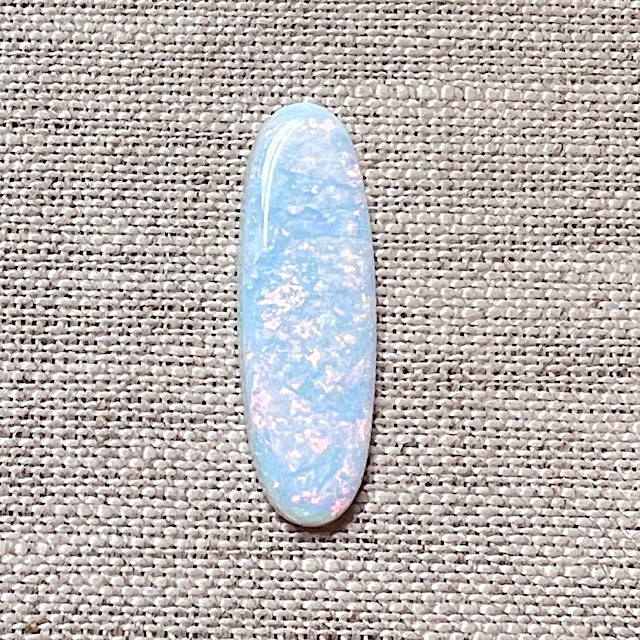 Sterling Opal 10x30mm Oval Cabochon