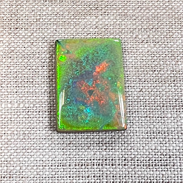 Sterling Opal Free Size Rectangle Cabochon