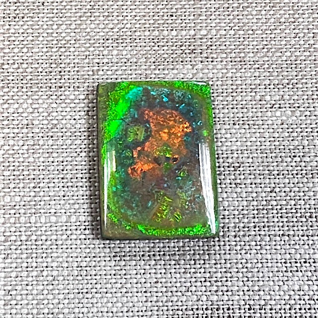 Sterling Opal Free Size Rectangle Cabochon