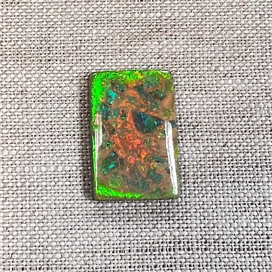 Sterling Opal Free Size Rectangle Cabochon