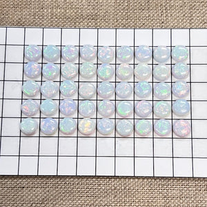 Sterling Opal 6mm Rounds -- 45pc