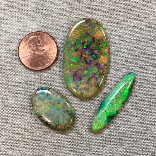 Special Price! Assorted Sterling Opal Cabochons!