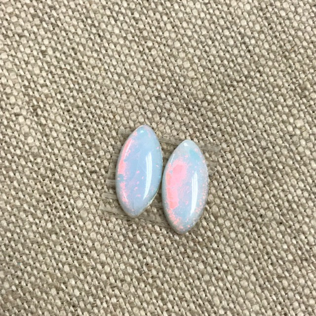 Sterling Opal 6x12mm Marquise
