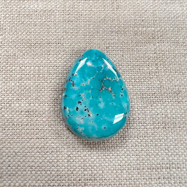 White Water Turquoise Cabochon