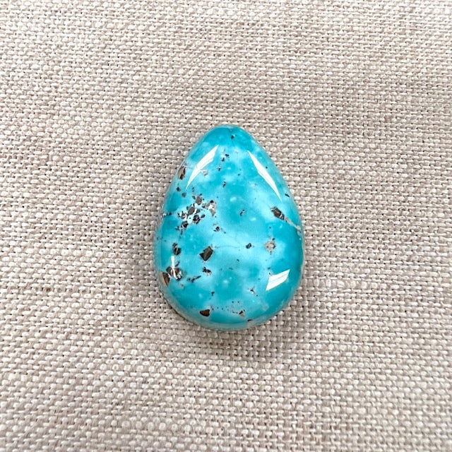 White Water Turquoise Cabochon