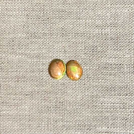 Sterling Opal 8x10mm Oval Cabochon Set