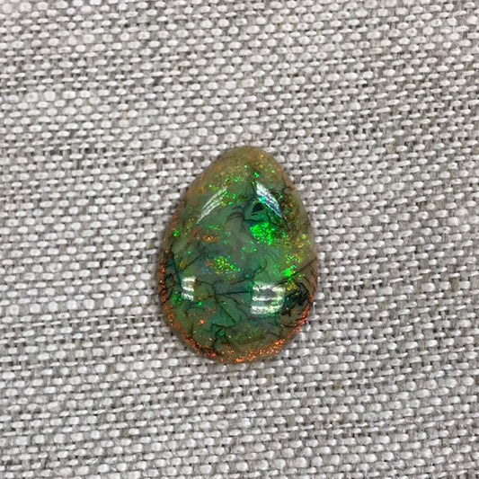 Sterling Opal 13x18mm Pear Cabochon