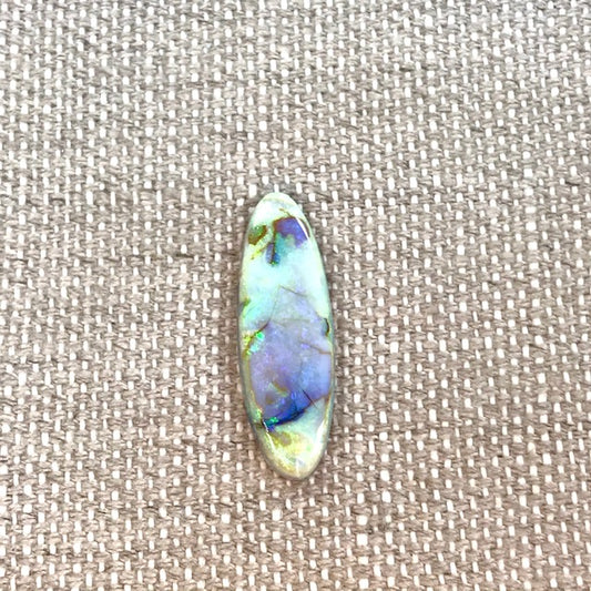 Sterling Opal 10x30mm Oval Cabochon