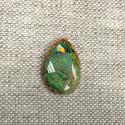 Sterling Opal 13x18mm Pear Cabochon