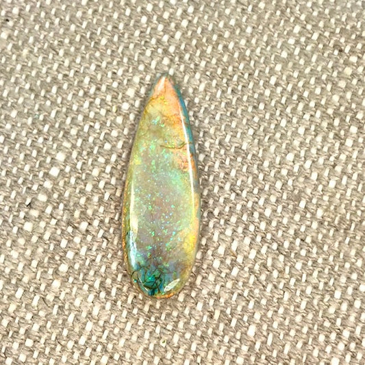 Sterling Opal 10x30mm Long Pear Cabochon