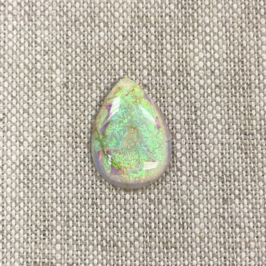 Sterling Opal 13x18mm Pear Cabochon