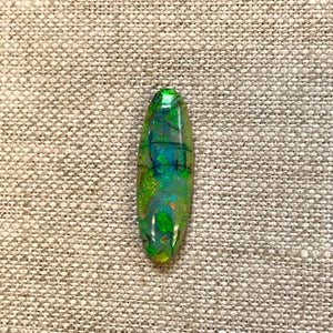 Sterling Opal 8x24mm Oval Cabochon