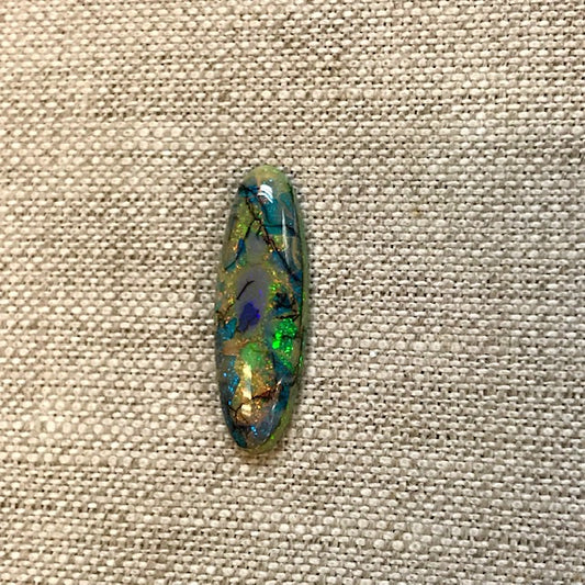 Sterling Opal 8x24mm Oval Cabochon