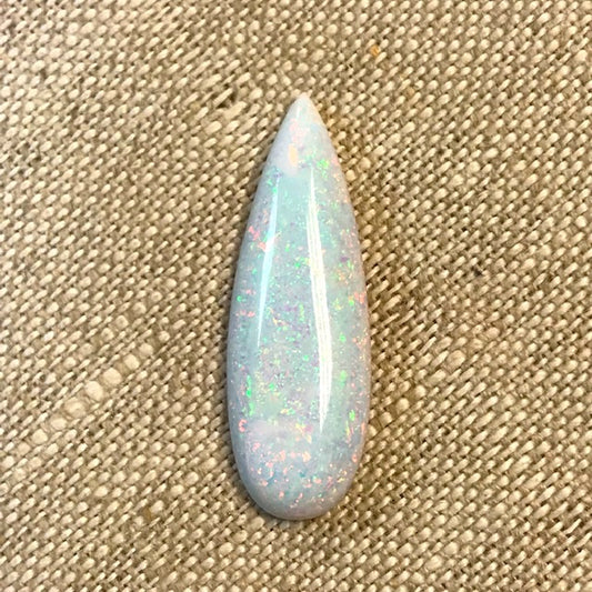 Sterling Opal 10x30mm Long Pear Cabochon