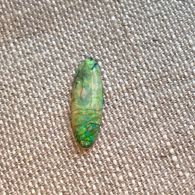Sterling Opal 8x24mm Oval Cabochon