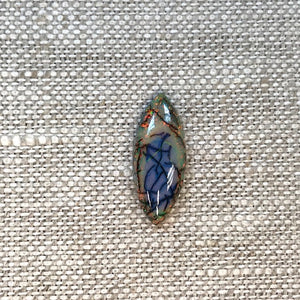 Sterling Opal 7x18mm Marquise Cabochon