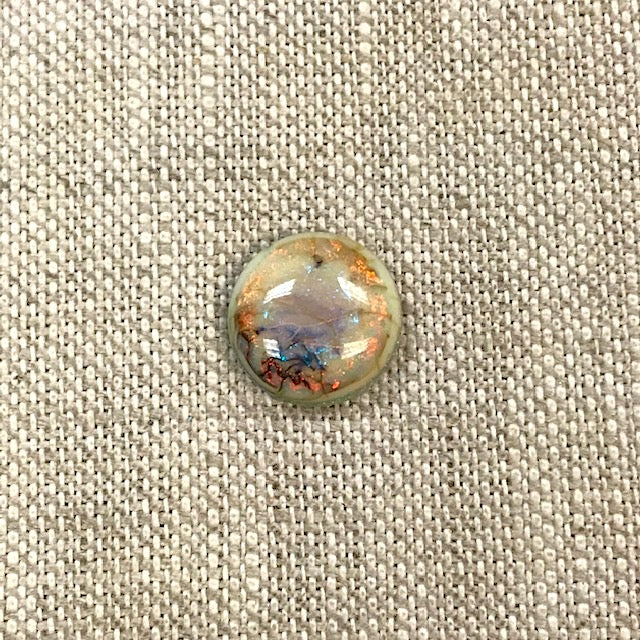 Sterling Opal 12mm Round Cabochon