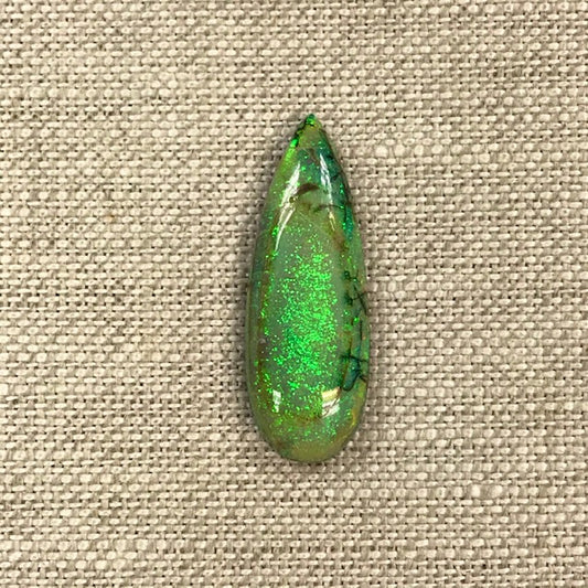 Sterling Opal 10x30mm Long Pear Cabochon